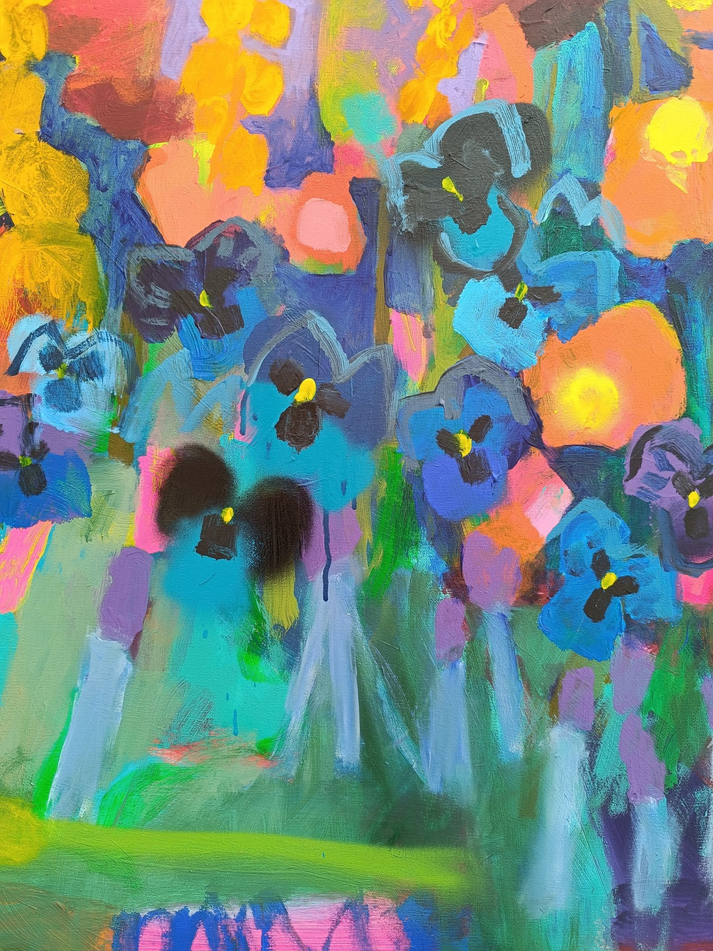 Blue Pansy Joy