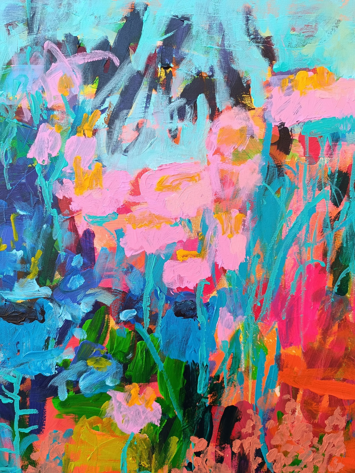 abstract colorful painting