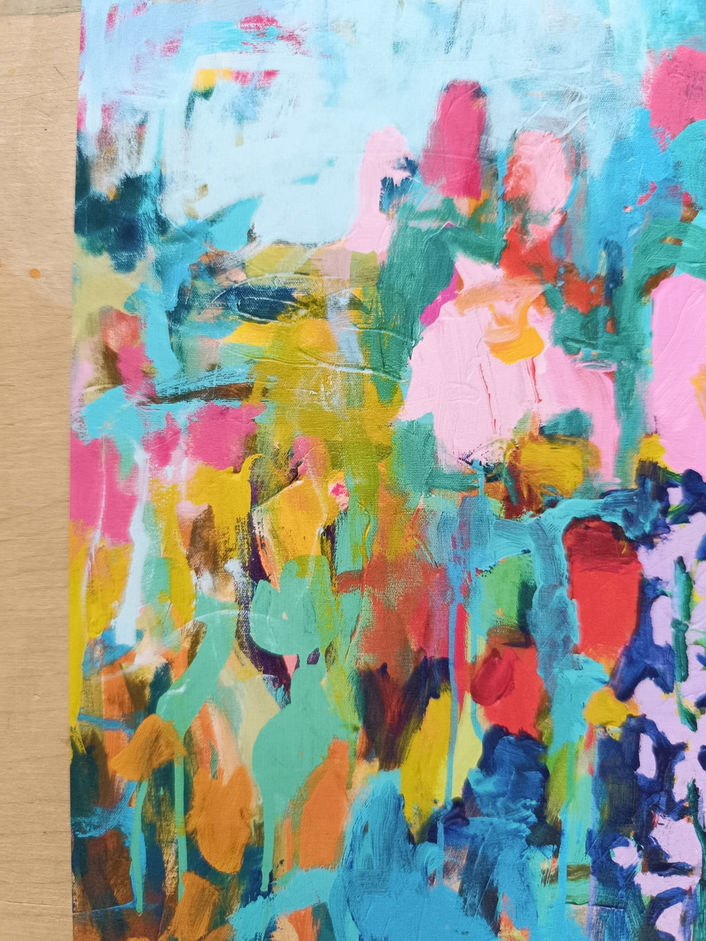 floral colorul wall art