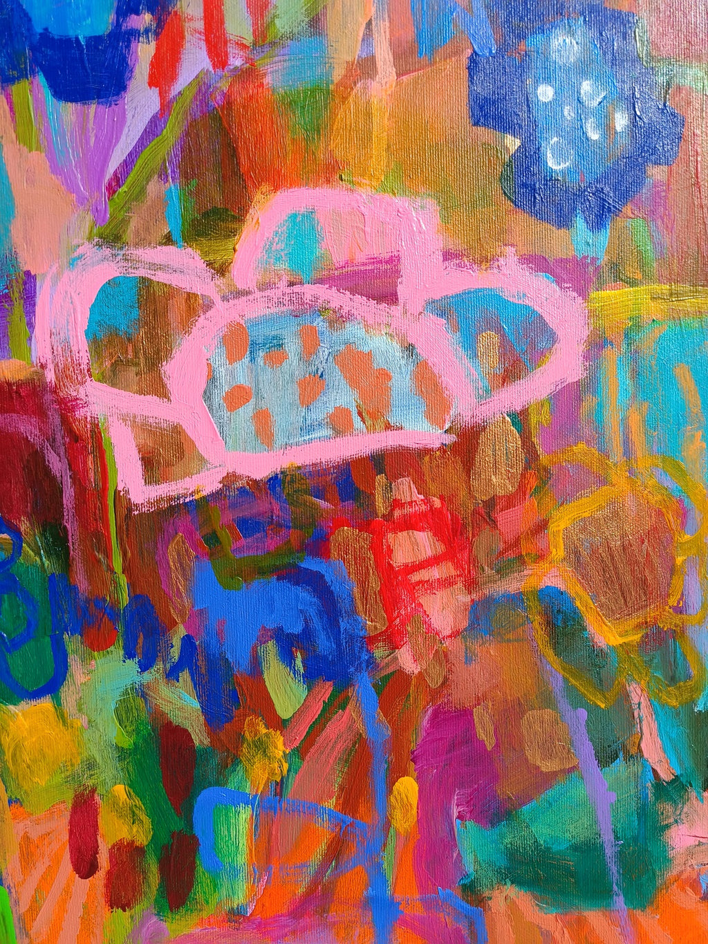 contemporary colorful painting