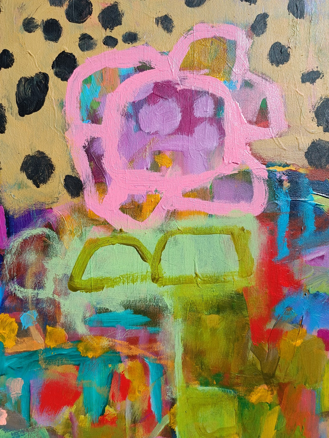 contemporary colorful painting