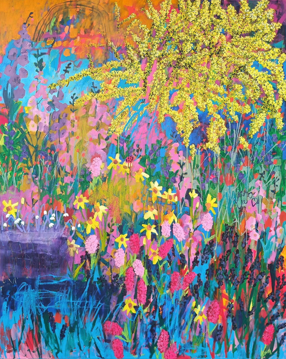 beautiful spring wall artwork